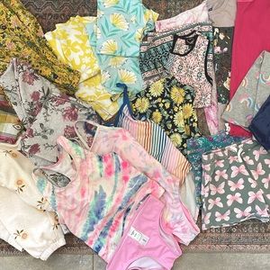 Girls Medium/Size 8 Summer Clothing Lot